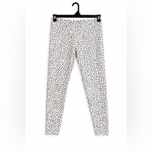 Balance Collection Black Speckle on White Womens Leggings